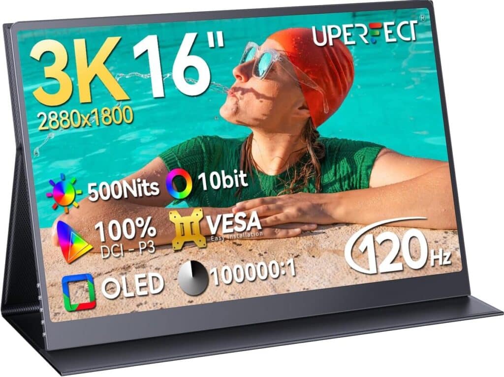 Test : moniteur portable OLED 3K Uperfect, gaming et performance