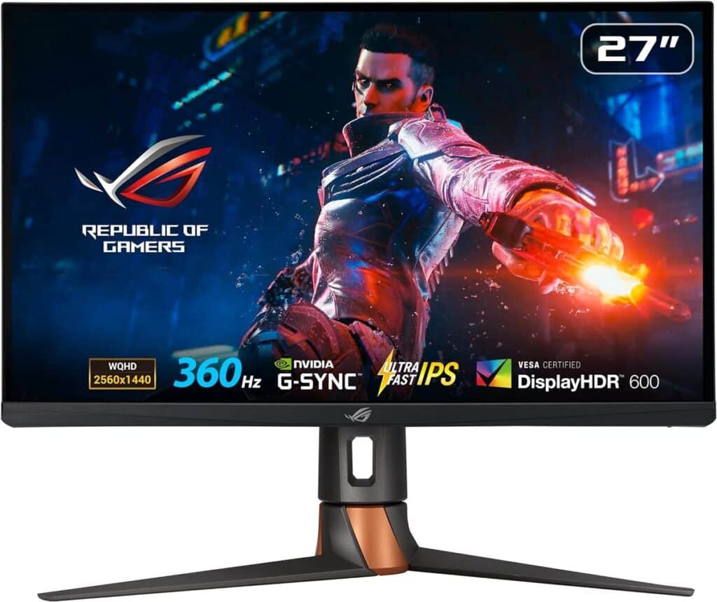 Test : aSUS ROG PG27AQN, écran gaming 360Hz 27" QHD