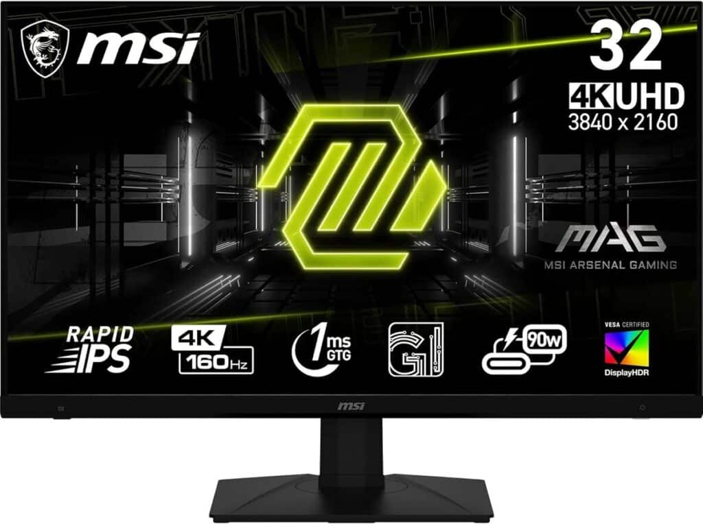 Test : écran gaming MSI MAG 322UPF 32" UHD