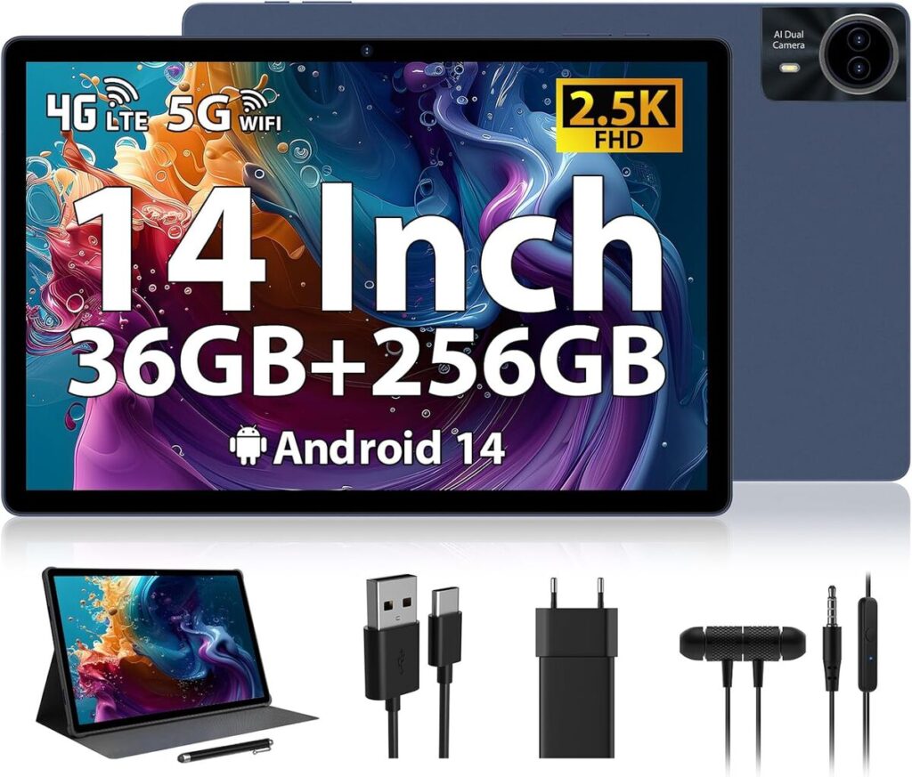 Test : rUSHAR Tablette 14 pouces, 36Go RAM, 11580mAh