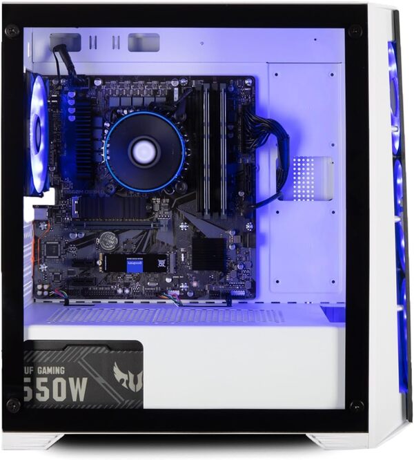 NitroPC - PC Gaming Avancé Bronze (AMD Ryzen 5 4650G 6/12 4.2GHz, RX Vega 7, RAM 16GB, M.2 1TB, Windows 11, WiFi) Ordinateur de Bureau, PC Gamer