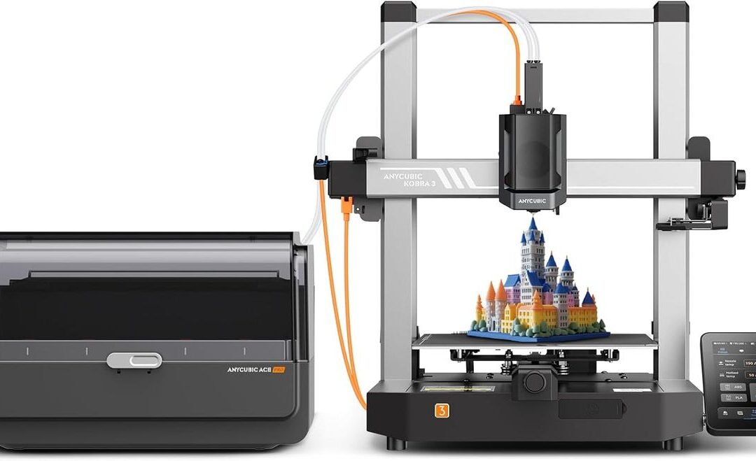 Test : anycubic Kobra 3 Combo, imprimante 3D ultra-rapide et précise en multicolore