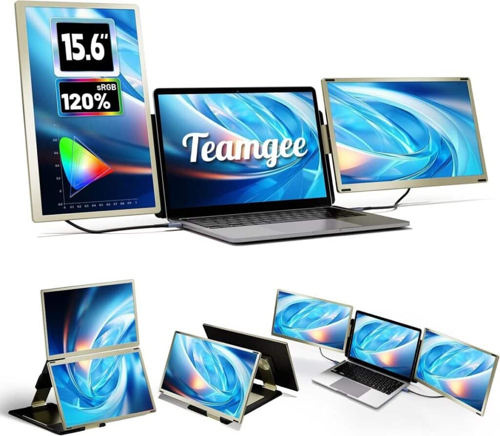 Test : écran portable Teamgee 15.6" triple moniteur FHD 1080P pour ordinateurs