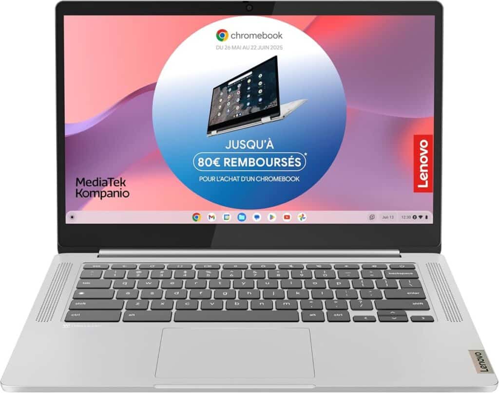 Test Lenovo IdeaPad Slim 3 Chromebook 14M868 : performance et design compact