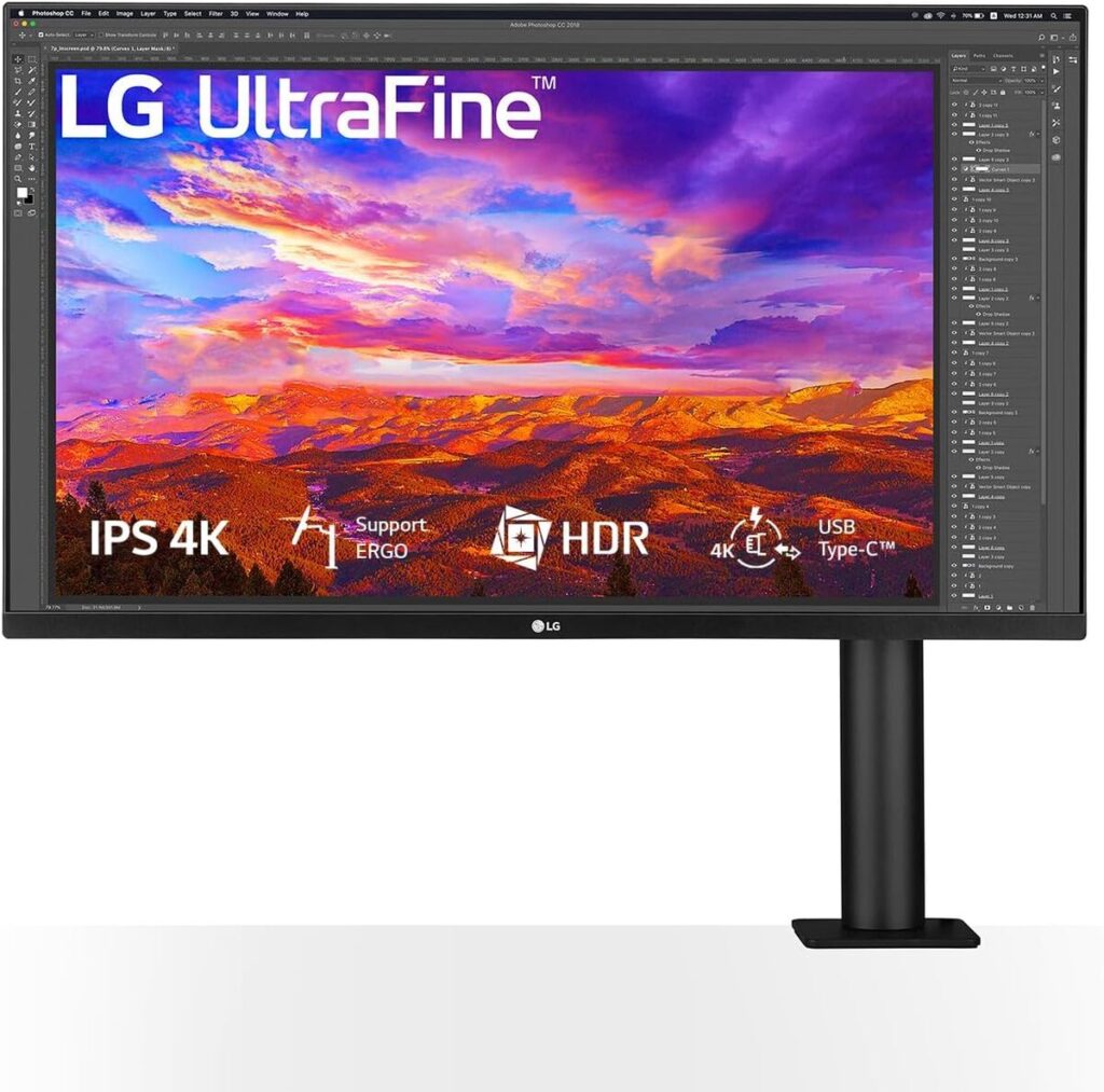 Test LG ERGO UltraFine 32UN88AP-W : écran 4K performant et ergonomique