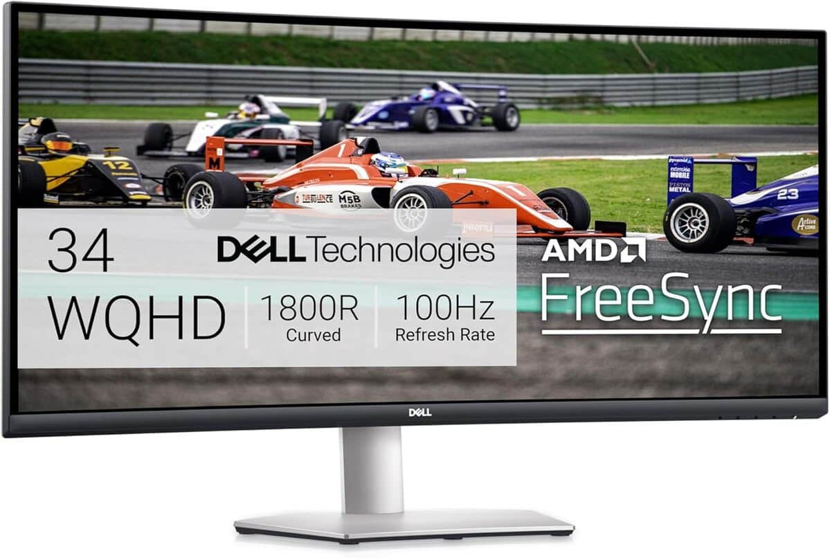 Test : dell S3422DW, écran incurvé 34" performant