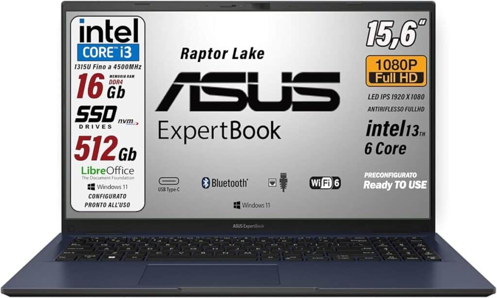 Test du ASUS Expertbook : pC Portable performant Intel Core i3