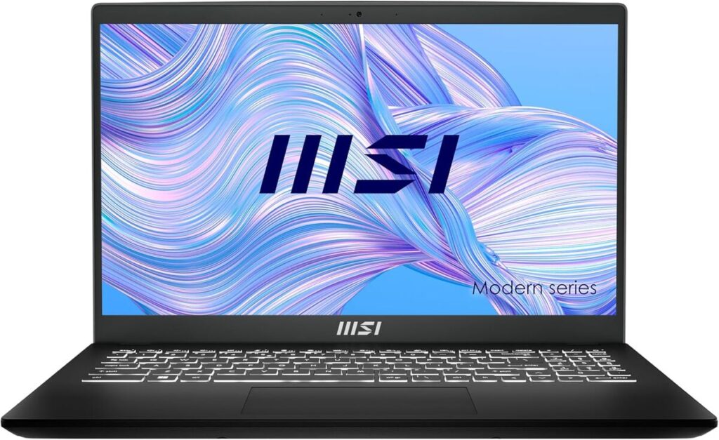 Test du MSI Modern 15 B7M : puissance AMD et élégance