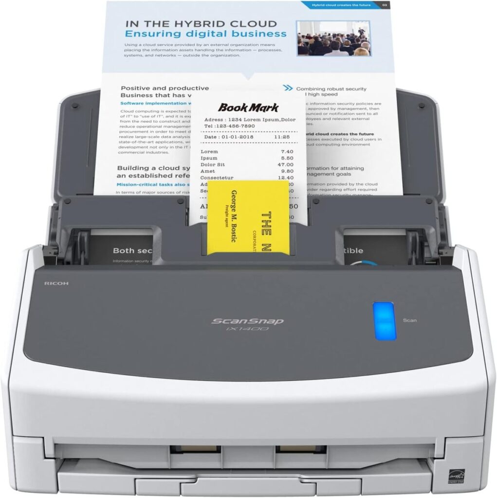 Test du scanner ScanSnap Fujitsu IX 1400