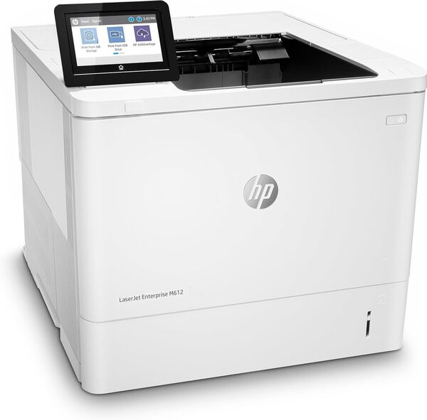 HP LaserJet Enterprise M612dn (7PS86A) - Imprimante monochrome A4 (recto-verso ; noir ; jusqu'à 71 ppm ; USB 2.0, Gigabit Ethernet)