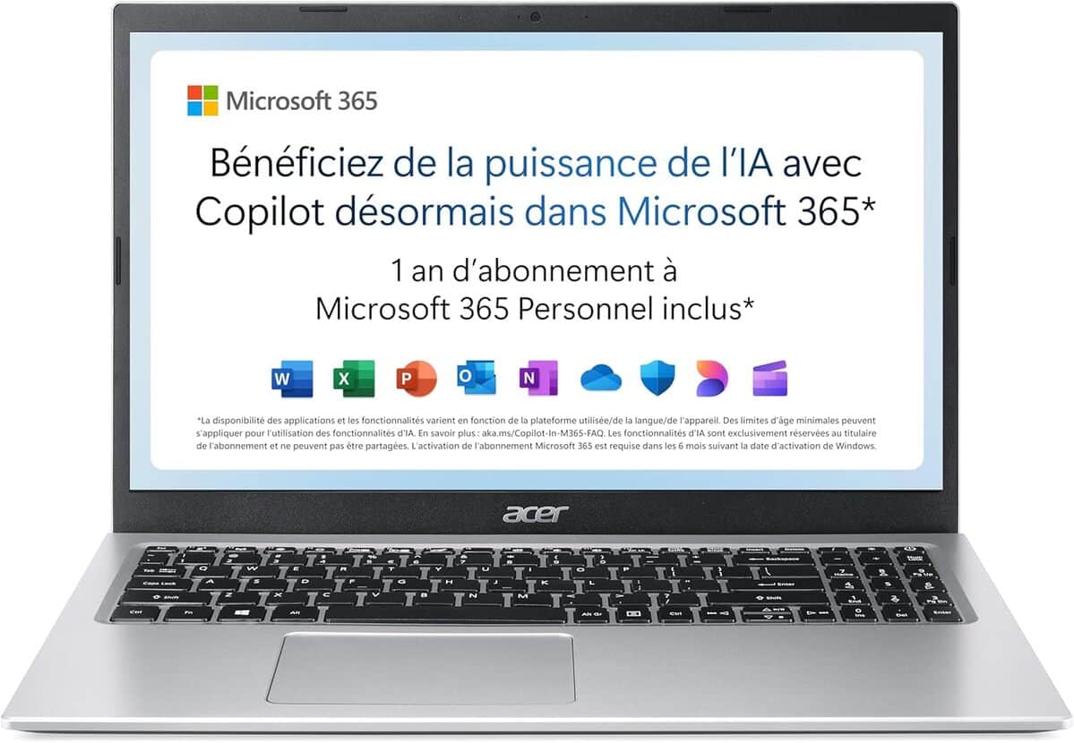 Test : acer Aspire 1 A115-32-C3AK, l'ultrabook pratique et abordable