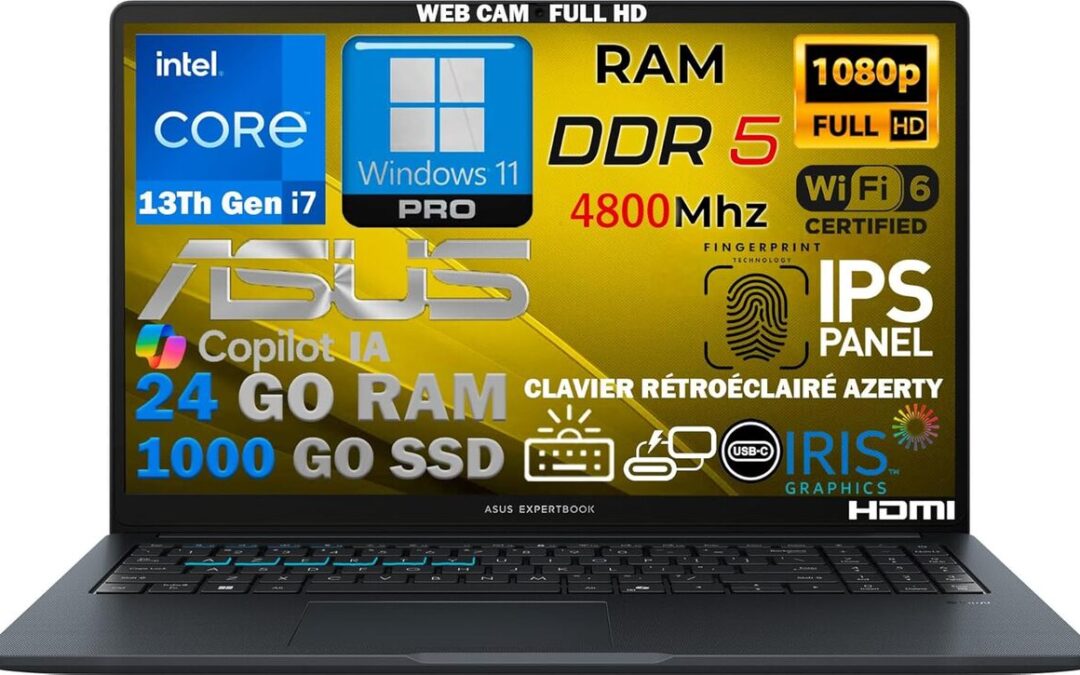 Test ASUS ordinateur portable i7 13ème génération : puissance et innovations