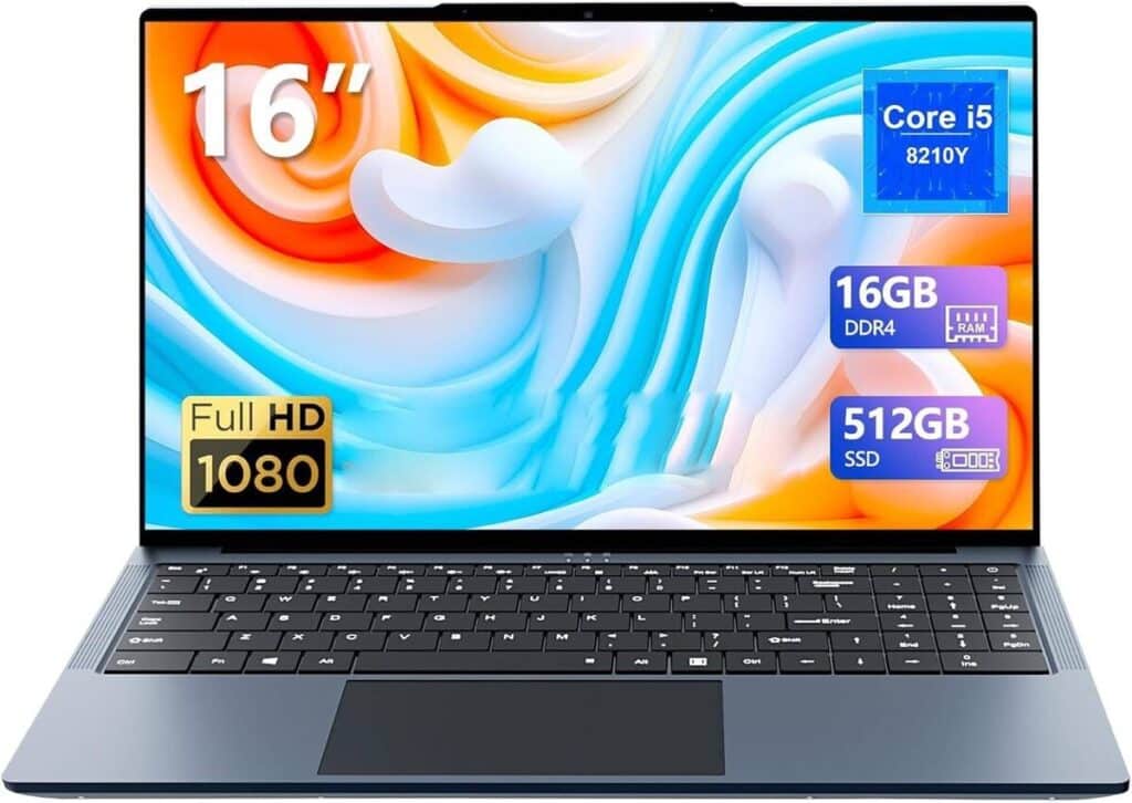 Test du pc portable Core i5 16 pouces : puissance et praticité au rendez-vous