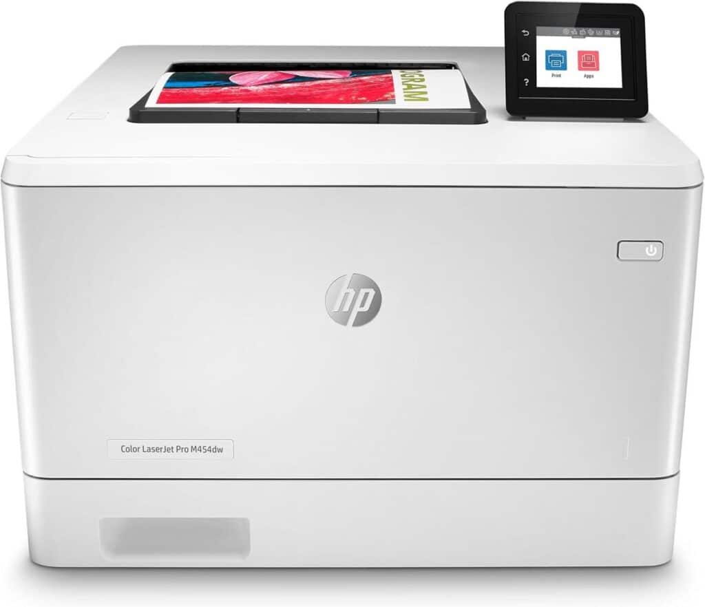 Test HP Color Laserjet Pro M454dw : performance et double impression
