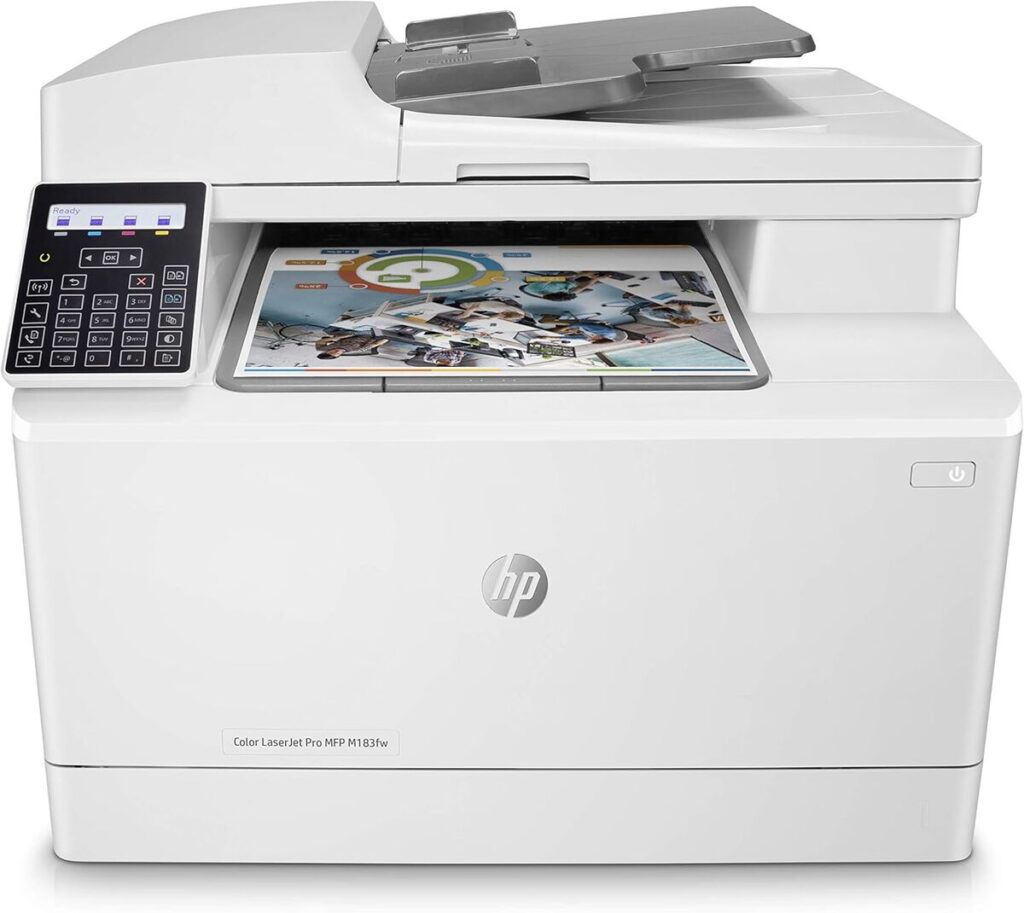 Test : imprimante HP Color Laser M183fw et ses multiples fonctions