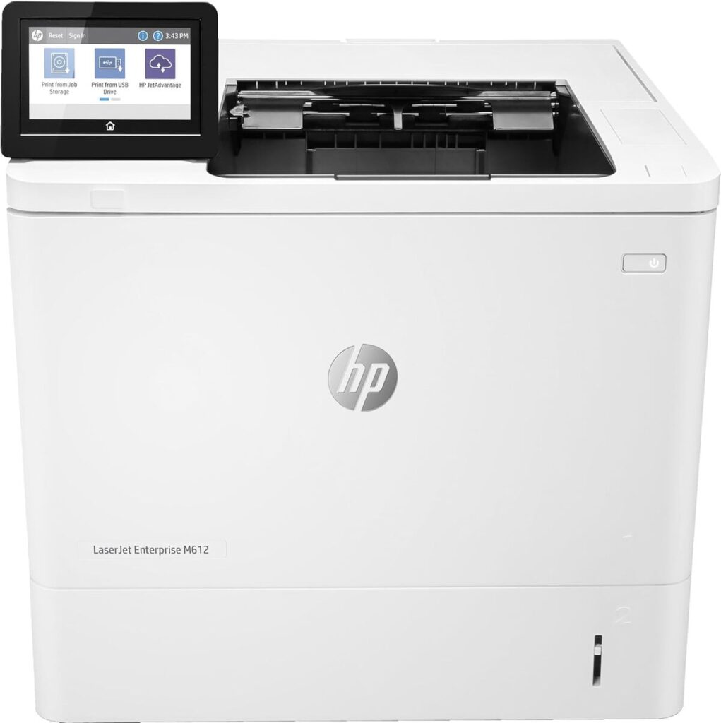 Test : imprimante HP LaserJet M612dn - efficacité et rapidité