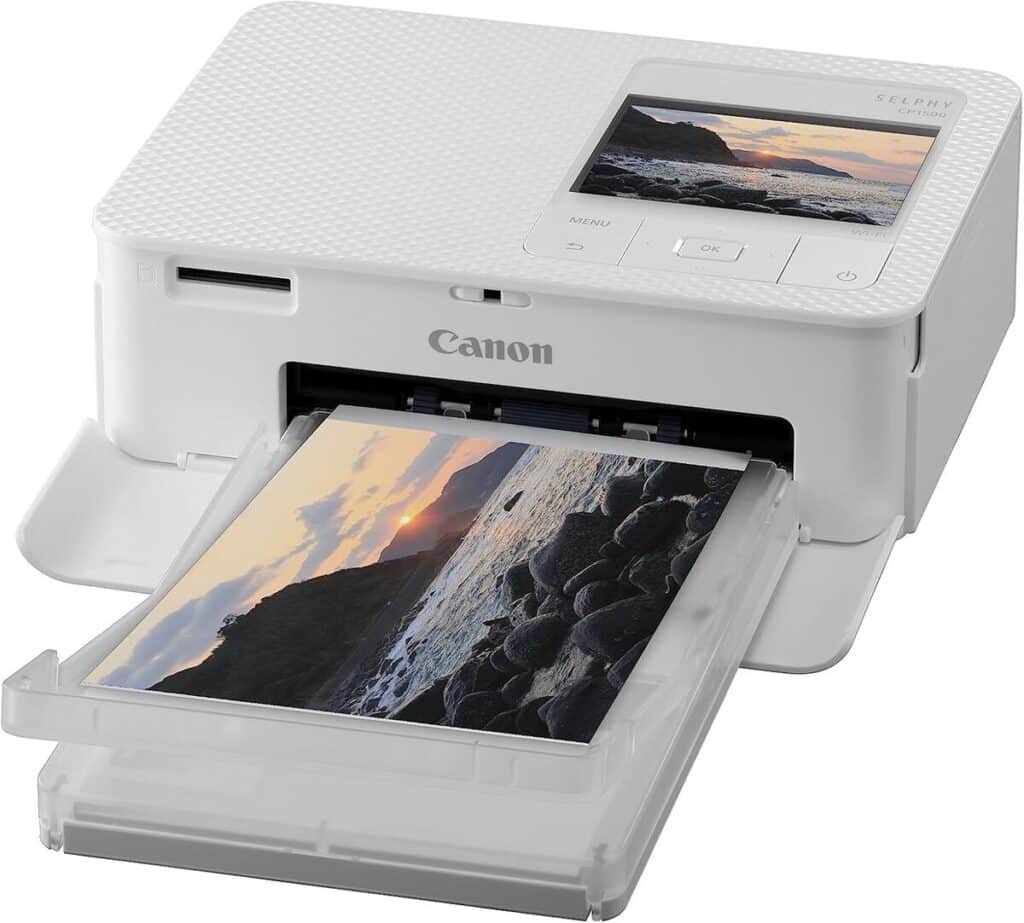 Test : imprimante photo portable Canon SELPHY CP1500, idéale pour le scrapbooking et les albums photo
