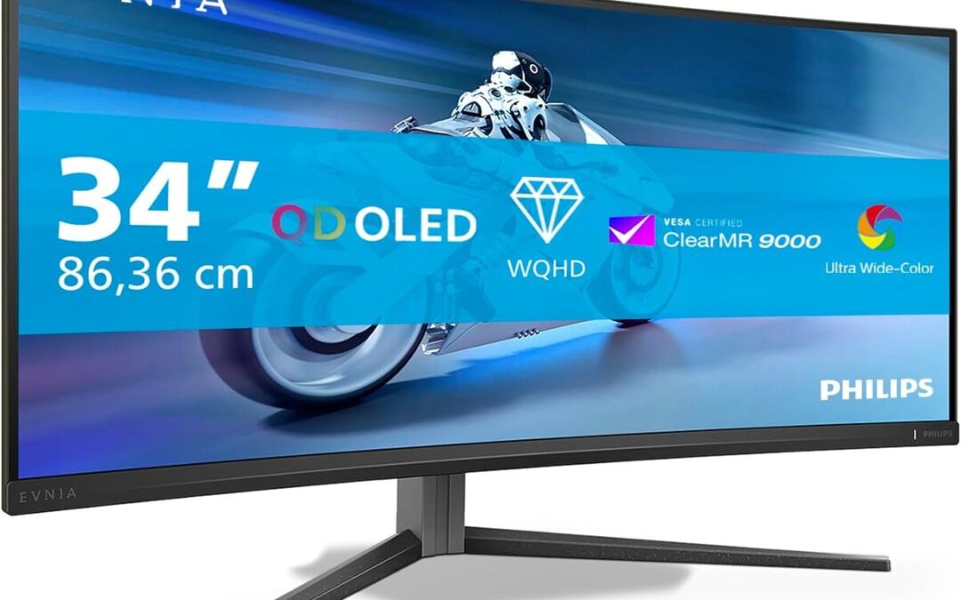 Test Phillips Evnia 34M2C6500 : moniteur OLED incurvé de 34 pouces, gaming à 175 Hz