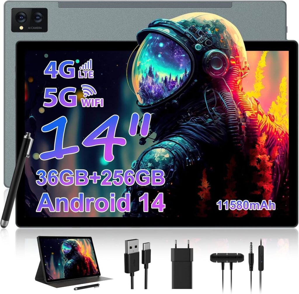 Test tablette : wOREGOO 14 pouces 5G Android