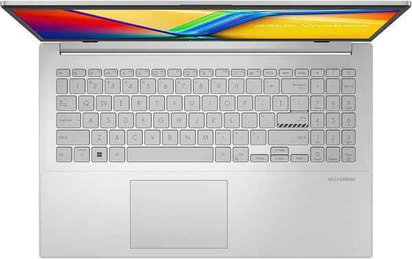 ASUS Vivobook 15 S1504ZA-NJ1587W 15.6 Pouces FHD PC Portable (Processeur Intel Core i3-1215U 4.4 GHz, 8GB DDR4 RAM, 512GB SSD, Intel UHD Graphics, Windows 11 Home) – Clavier AZERTY