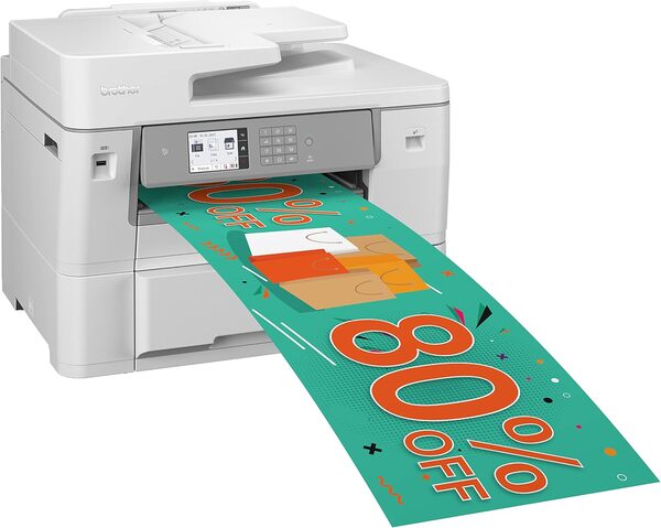 Brother MFC-J6959DW | Imprimante Multifonction Jet d'encre Roll Paper | WiFi et Ethernet | Recto-Verso Automatique | Compatible NFC | Imprime jusqu'à 30 ppm