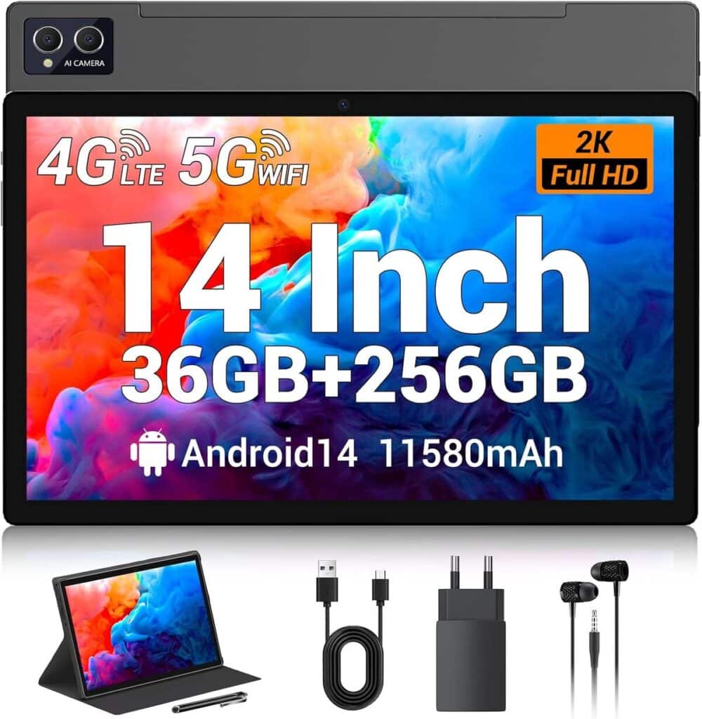 Test TIGERFU 14 pouces : tablette octa-core performante