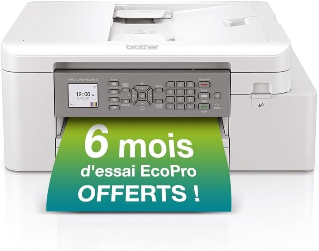 Test Brother MFC-J4340DWE : imprimante jet d'encre multifonction sans fil
