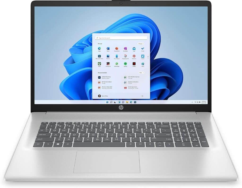 Test du HP PC portable 17-cn3005nf : puissance et performance au rendez-vous