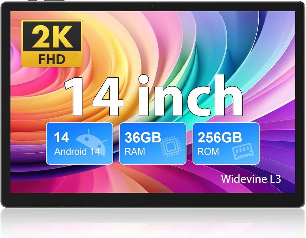 Test tablette FASTWD 14 pouces 2025 : puissance octa-core et design innovant