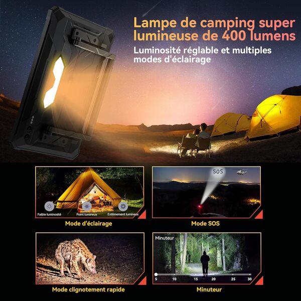 Blackview Active 10 Pro Tablette Incassable 5G LTE,30000mAh, 36Go RAM + 512Go ROM Tablette Robuste 11 Pouces FHD+ Caméra 108MP+50MP Dimensity 7300 Android 14, WiFi 6/GPS/Vision Nocturne