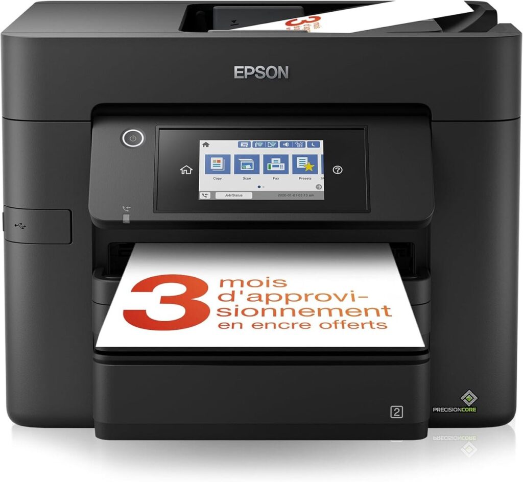 Test : ePSON WorkForce Pro WF-4830, l'imprimante 4-en-1 performante