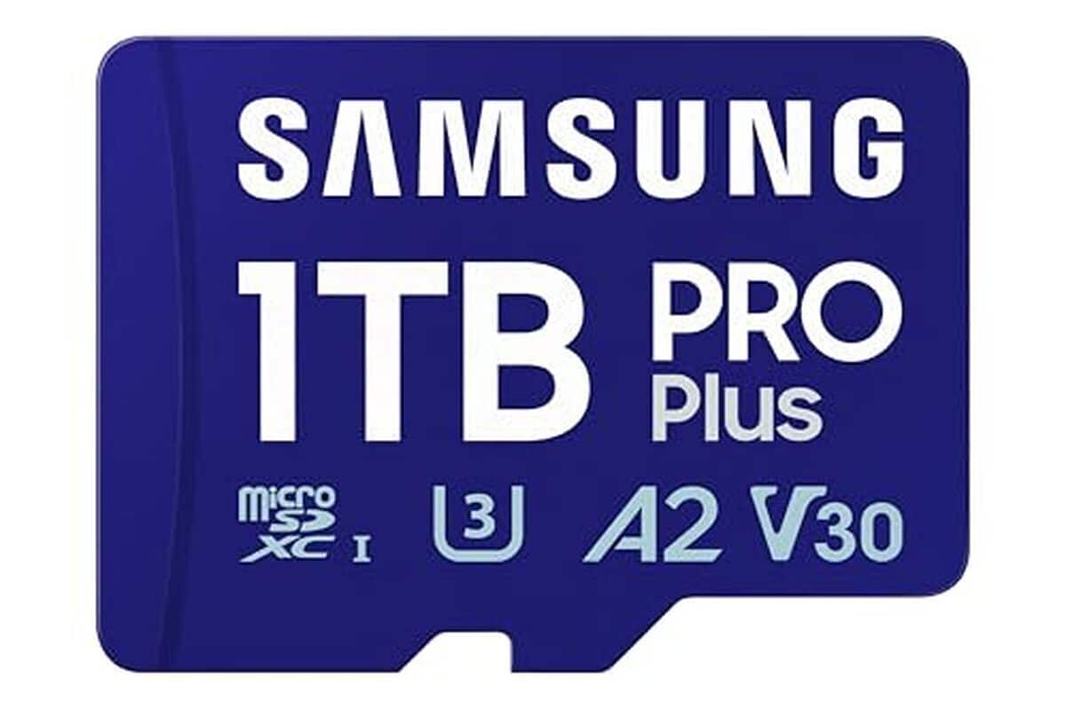 Test de la carte mémoire Samsung PRO Plus 1 To à 180 Mo/s