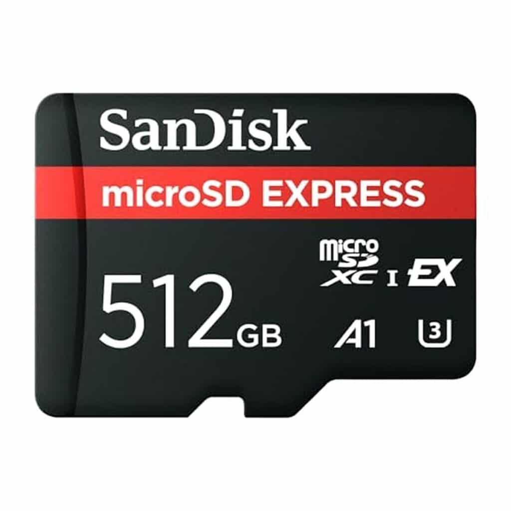Test de la carte microSD SanDisk Express 512 Go : vitesse et performance au rendez-vous