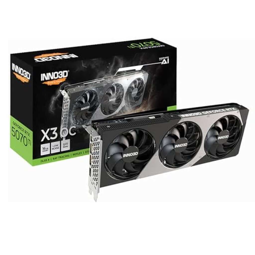 Test de la Inno3D RTX 5070 Ti X3 : puissance et innovation AI