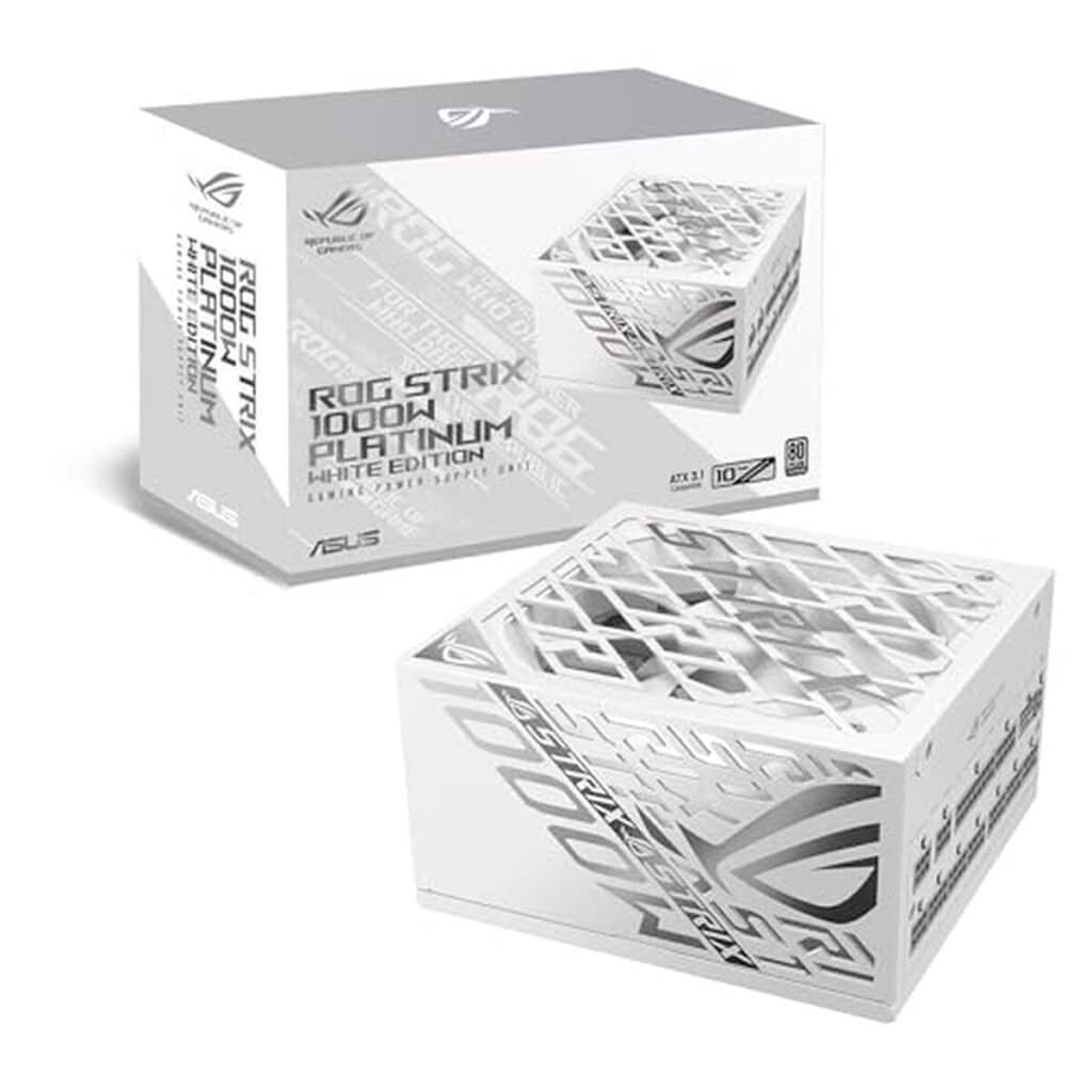 Test du bloc d'alimentation Asus ROG Strix 1000 W Platinum White