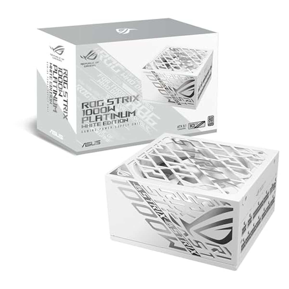 Test du bloc d'alimentation Asus ROG Strix 1000 W Platinum White