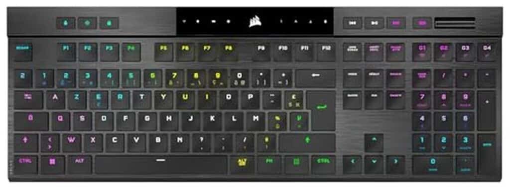 Test du clavier Corsair K100 Air Wireless RGB : performance ultra-mince