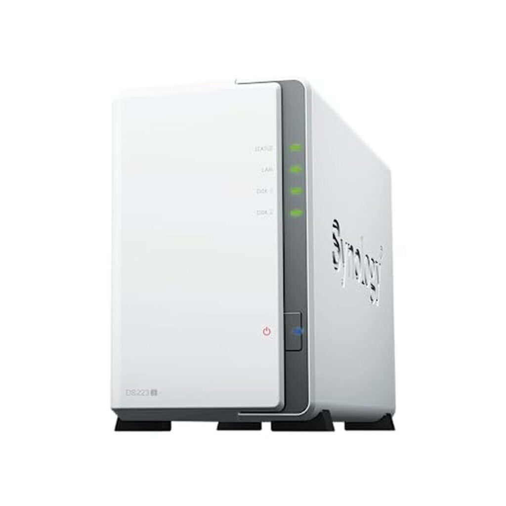 Test du NAS 2 baies Synology DS223J blanc