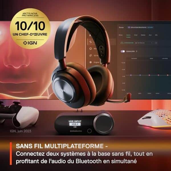 Découvrez notre test complet du casque gaming SteelSeries Arctis Nova Pro Wireless avec ANC. Performance audio, confort et compatibilité multi-système analysés en détail.