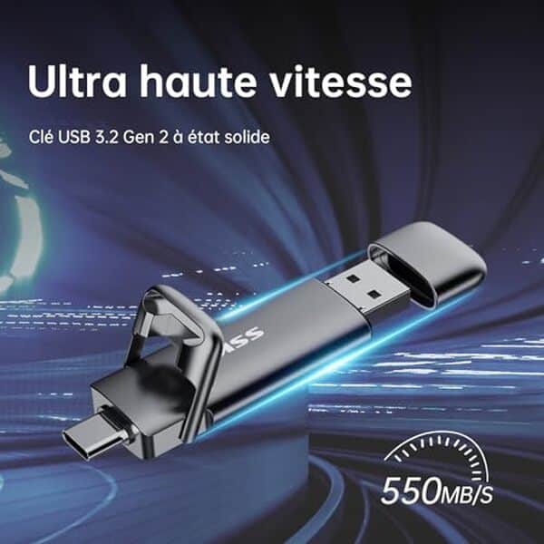 Découvrez notre test complet du SSK SSD externe 1TO. Performance, vitesse de transfert et polyvalence : tous les détails pour bien choisir votre stockage externe. 