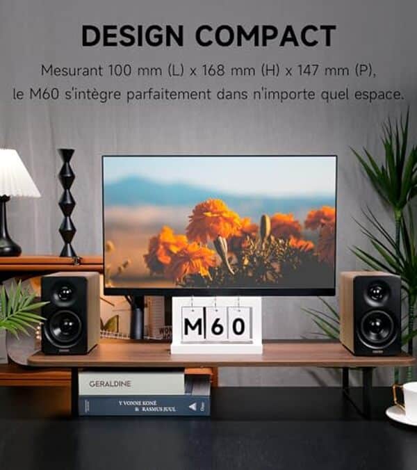 Découvrez notre test complet du haut-parleur Edifier M60 : performances audio, connectivité Bluetooth 5.3 et qualité sonore. Avis détaillé et conseils d'achat. 