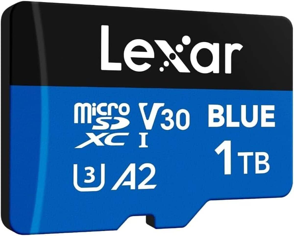 Test de la carte MicroSD 1To Lexar Blue : vitesse ultra-rapide pour 4K