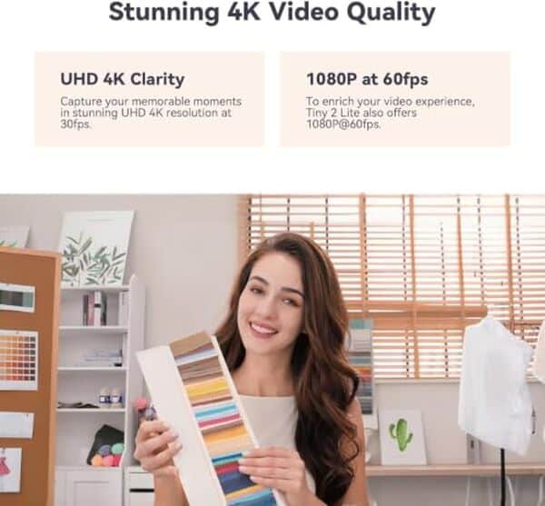 Découvrez notre test complet de la webcam PTZ 4K OBSBOT Tiny 2 Lite avec suivi IA. Performances, qualité vidéo et fonctionnalités pour le streaming et la visioconférence. 