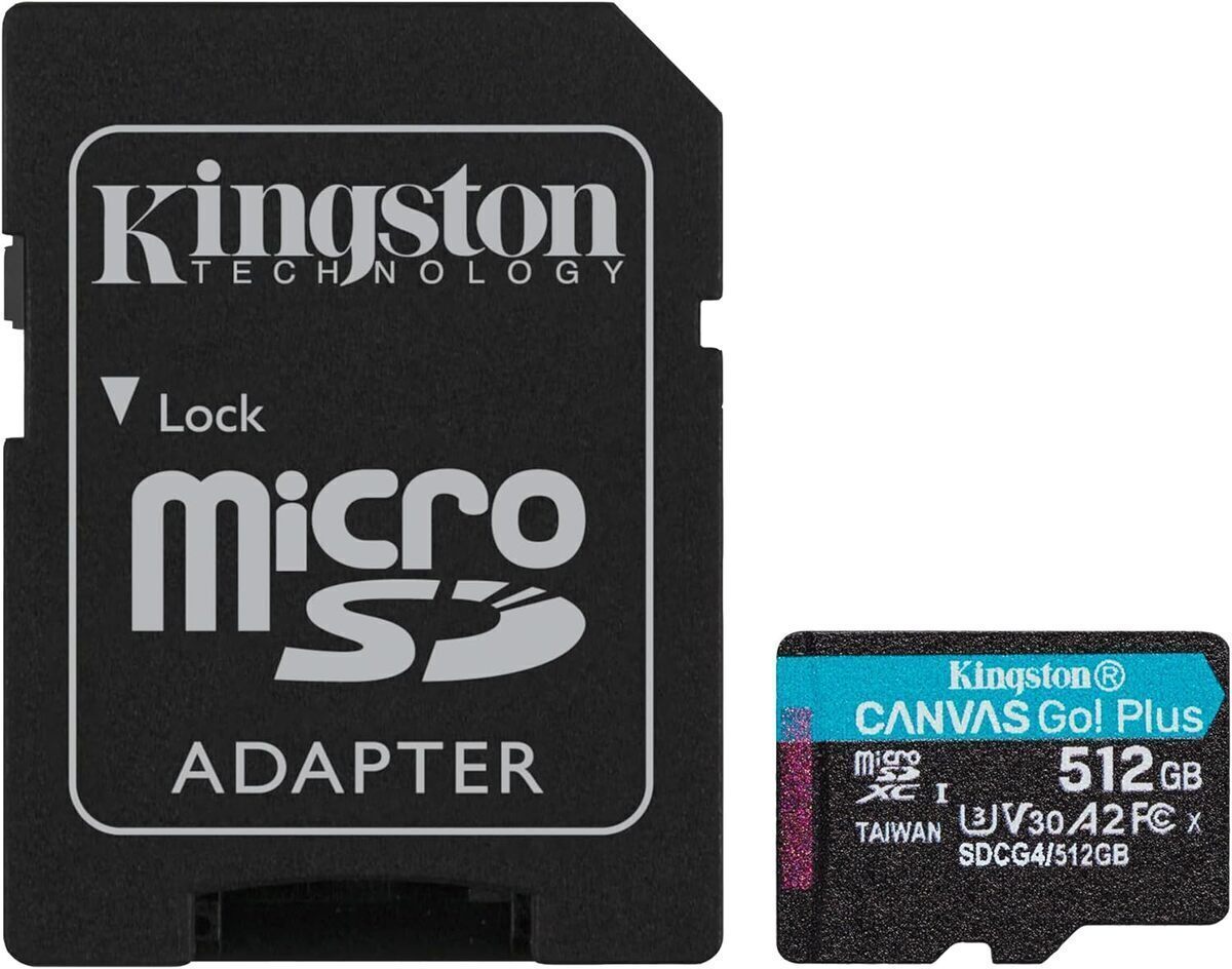 Test de la KINGSTON Canvas Go Plus : microSDXC 512GB rapide et performante