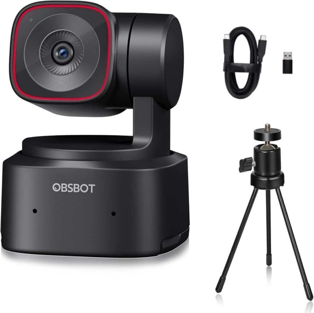 Test : webcam PTZ 4K OBSBOT Tiny 2 Lite avec suivi IA