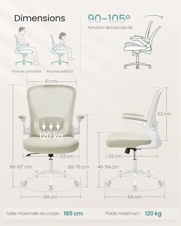 Découvrez notre test complet de la chaise de bureau ergonomique SONGMICS OBN037K02 : design, confort, durabilité et rapport qualité-prix pour votre espace de travail. 