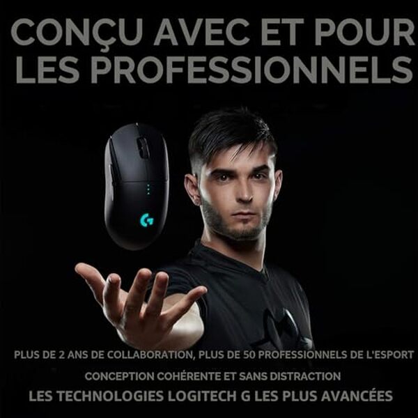 Découvrez notre test détaillé de la souris gamer Logitech G Pro sans fil avec capteur Hero 25K et batterie longue durée. Performances, ergonomie et autonomie analysées.