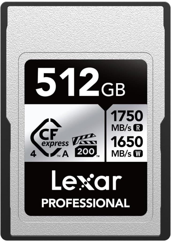 Test : carte CFexpress Lexar 512 Go pour Sony Alpha et FX