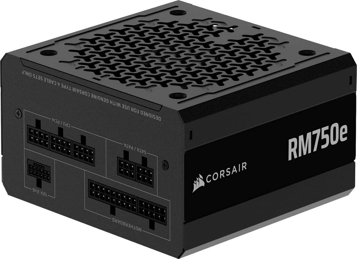 Test de l'alimentation Corsair RM750e : puissance et modularité silencieuse