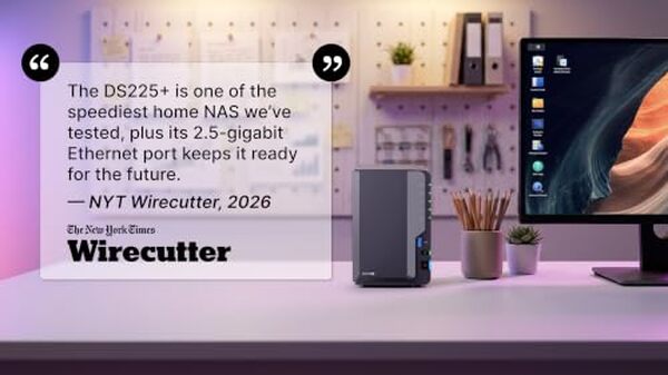 Découvrez notre test complet du Synology Diskstation DS225+, le NAS 2 baies performant pour vos besoins de stockage et de sauvegarde. 